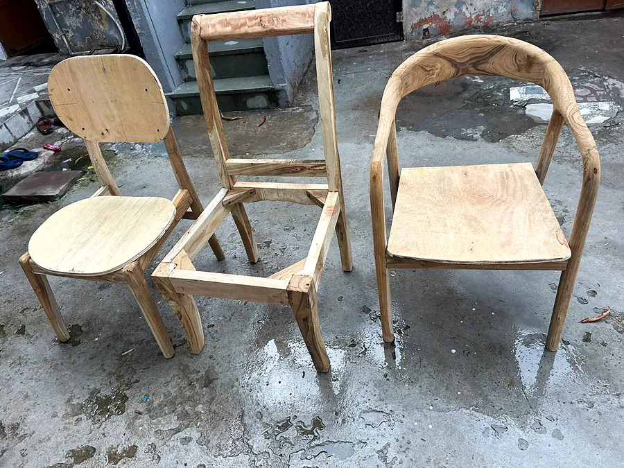 Raw chair frames